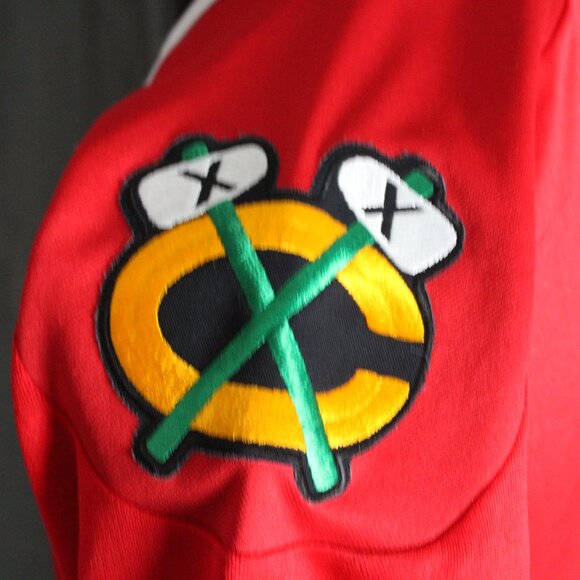 Chicago Blackhawks Jersey (VTG) - 1980s Away by CCM - Men's Small - Picture 5 of 9